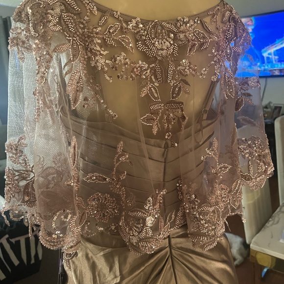 Elegant Embellished Evening Gown - Picture 8 of 16